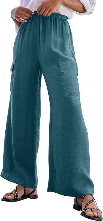 Damen Cargo-Hose aus leichtem Jersey WW