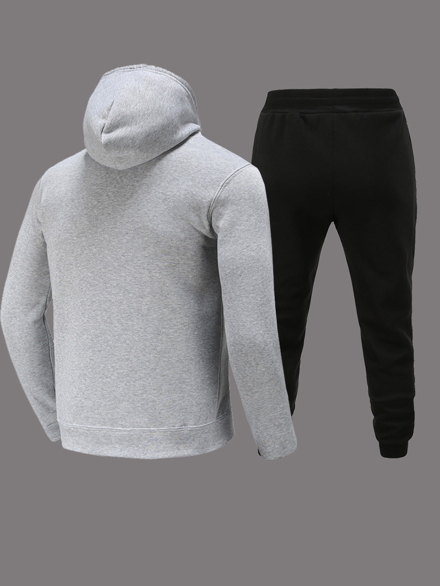 Damen Sportliches Hoodie- und Jogginghose-Set mit einzigartigem Grafikdesign WW