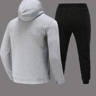 Damen Sportliches Hoodie- und Jogginghose-Set mit einzigartigem Grafikdesign WW