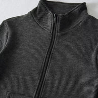 Damen sportliches Set mit Stehkragen und weitem Hosenansatz WW