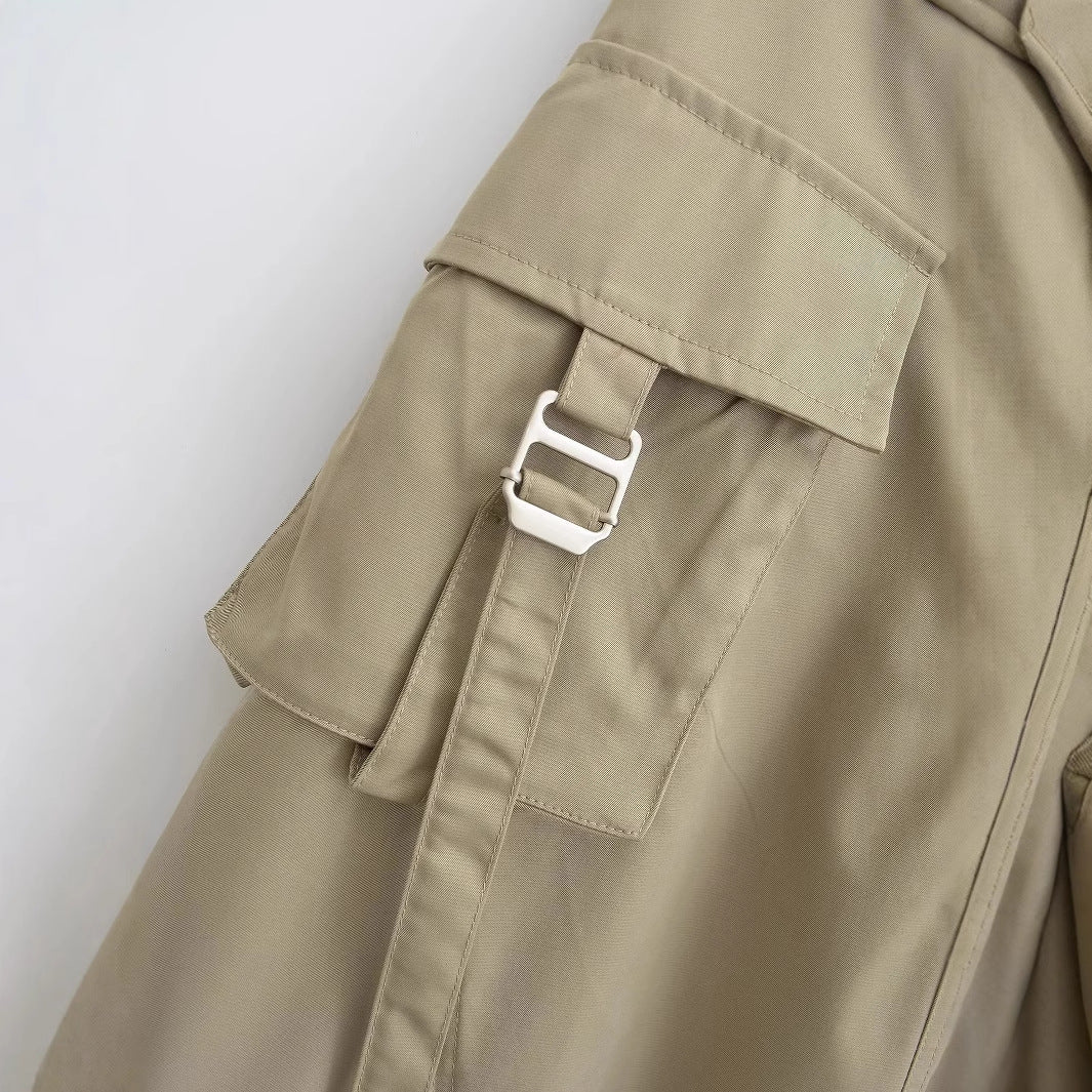 Damen Midirock mit praktischen Cargo-Taschen und elegantem Schnitt W&W Mode