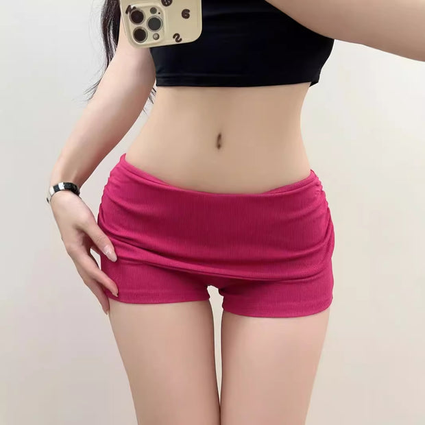 Damen Sportliche Jersey-Shorts mit breitem Bündchen WW