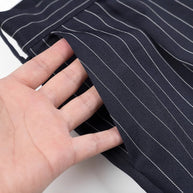Damen weite Hochbund-Hose mit eleganten Streifen WW