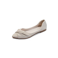 Damen Ballerinas mit eleganter Knoten-Details und rutschfester Sohle W&W