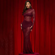 Damen Spitzenkleid WW