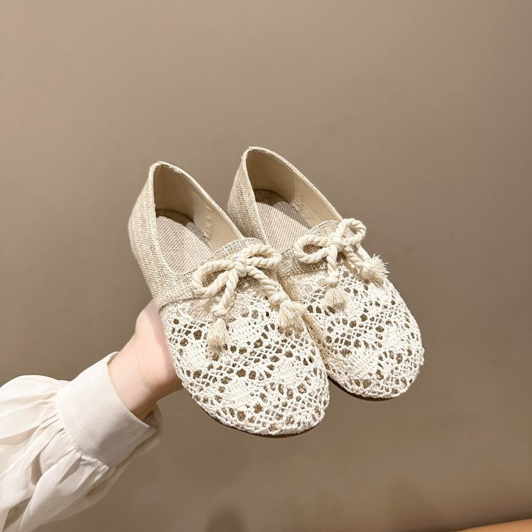 Damen Ballerinas mit raffinierter Häkelspitze und hochwertigem Obermaterial W&W Mode