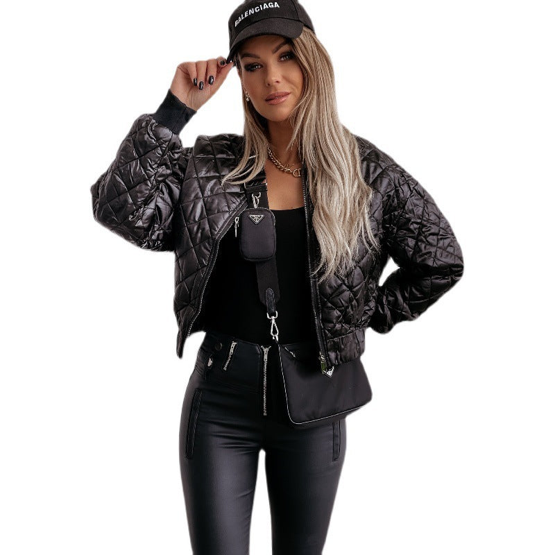 Damen Steppjacke mit elastischem Bund und praktischen Taschen WW