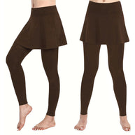 Damen Leggings mit schwingendem Rock WW
