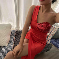 WW | Niedriger Ausschnitt Strapless Festliches Chinesisches Abendkleid