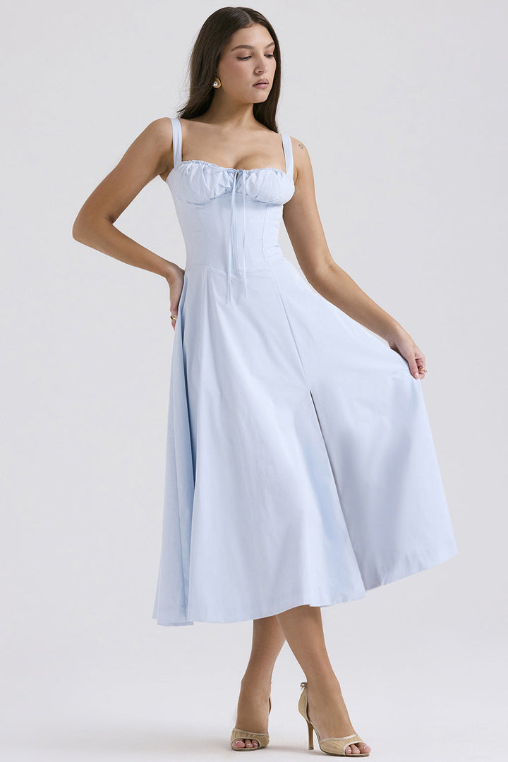 W&W Mode | Ärmelloses Korsatz Kleid Sommerkleid