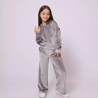 Damen Sportliches Fleece-Trainingsjacken-Set WW