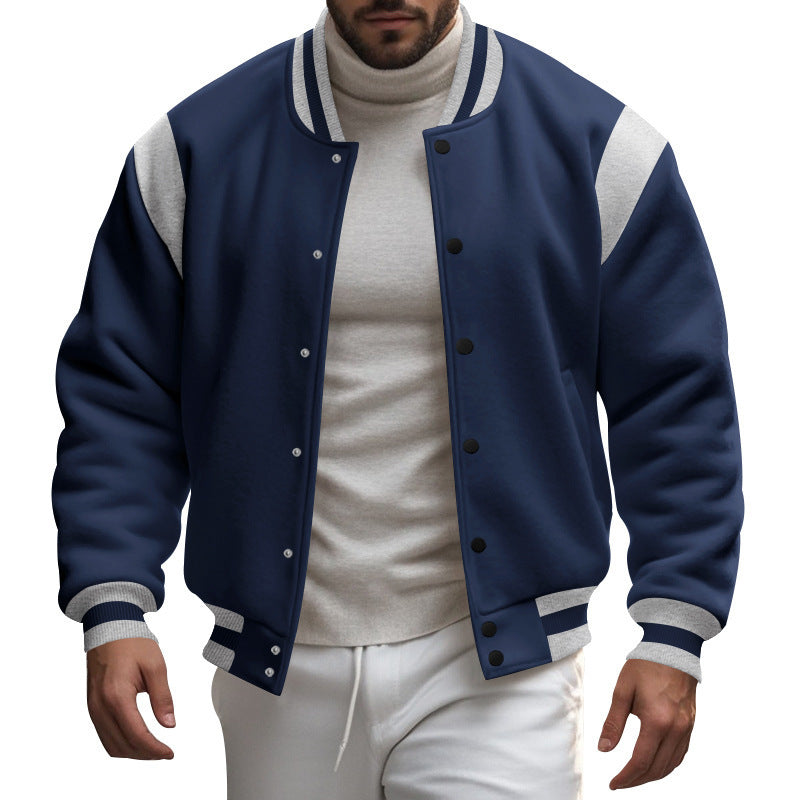 Herren sportliche Collegejacke WW