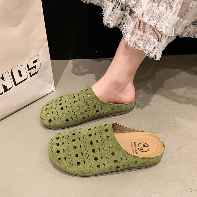 Damen Clogs mit atemberaubendem Perforationsdesign und anpassbarem Komfort WW