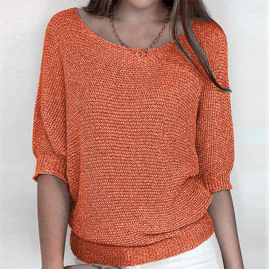 WW | Elegantes Dreiviertelarm Bequemes Oberteil