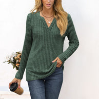 Damen gestreifter Pullover im lässigen Schnitt von WW