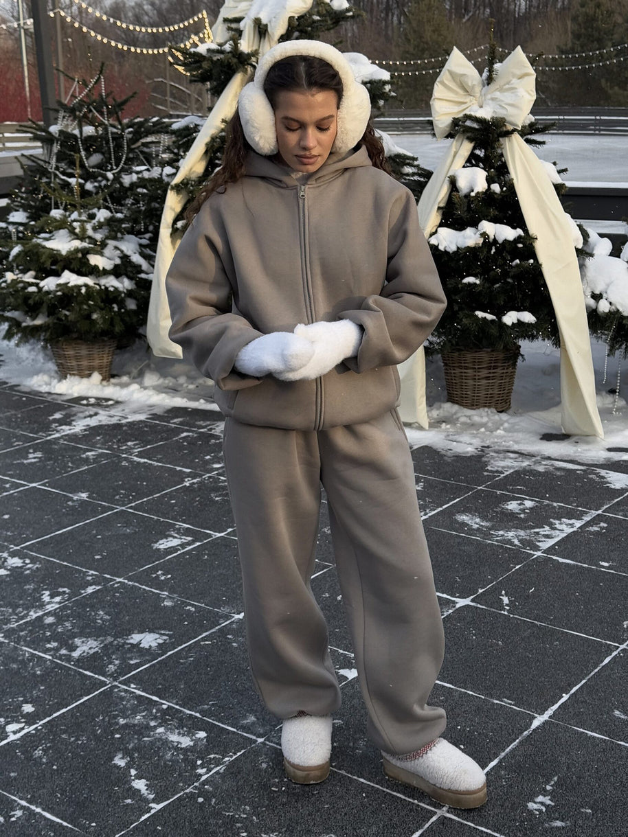 Damen Bequeme und stylische Kapuzenjacke WW