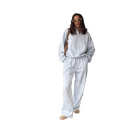 Damen Sportliches Set mit hohem Kragen und elastischem Bund WW