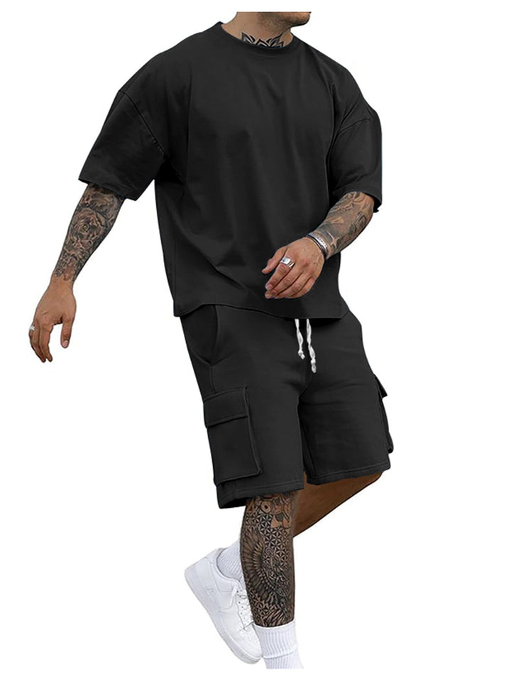 Herren Sportliches Cargo-Set W&W Mode