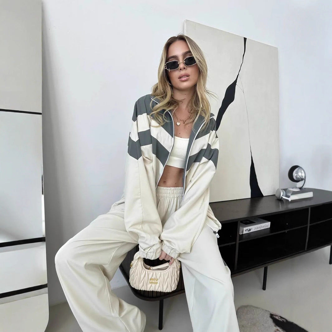 Damen Sportliche Jacke mit hohem Kragen WW