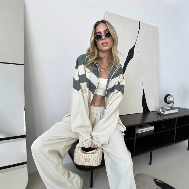 Damen Sportliche Jacke mit hohem Kragen WW