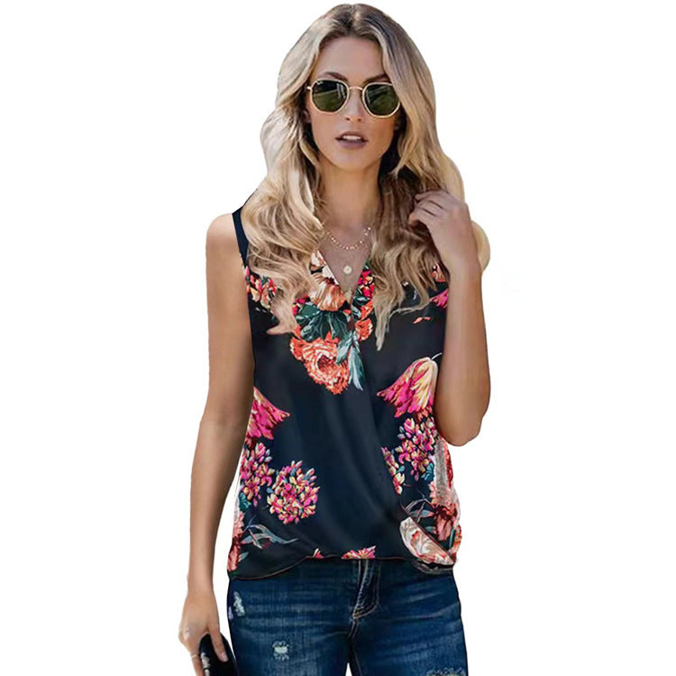 Damen Blusen-Oberteil mit modischem Kreppstoff und Wickeldesign WW