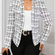 Damen raffinierte Business-Blazerjacke WW