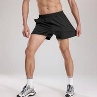 Herren Sportliche Bademode-Shorts mit schneller Trocknungsfunktion und bequemen elastischem Bund WW