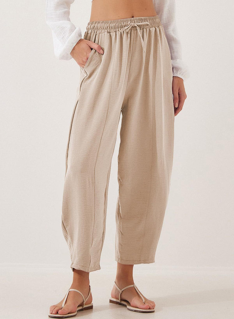 Damen bequeme und luftige Relaxhose WW