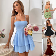 WW | Schleifenbunde kurzes Cami Kleid
