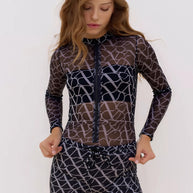 Damen Sportliche Rashguard mit UV-Schutz WW
