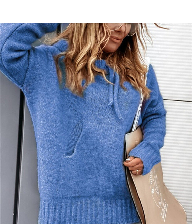 WW | Zug Schnur Fronttasche Dick Kapuze Hoodie