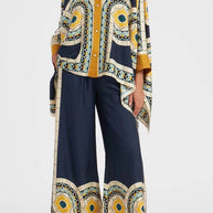 WW | Stehkragen-Oberteil und Hosen-Set