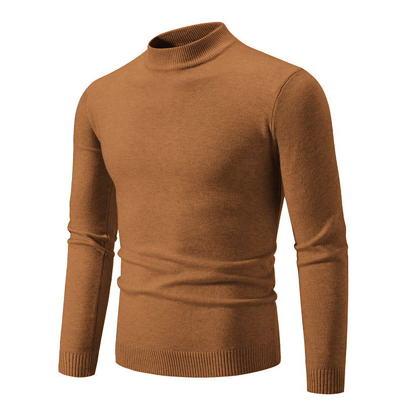 Herren Rollkragenpullover aus weichem Strickmaterial WW