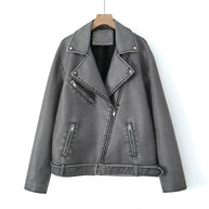 Damen Bikerjacke im Vintage-Stil WW
