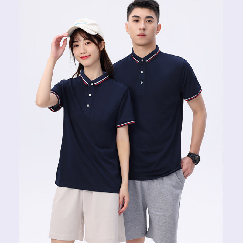 Herren Poloshirt mit kontrastierenden Streifen WW