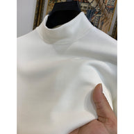 Damen Stehkragen Pullover aus weicher Baumwollmischung WW