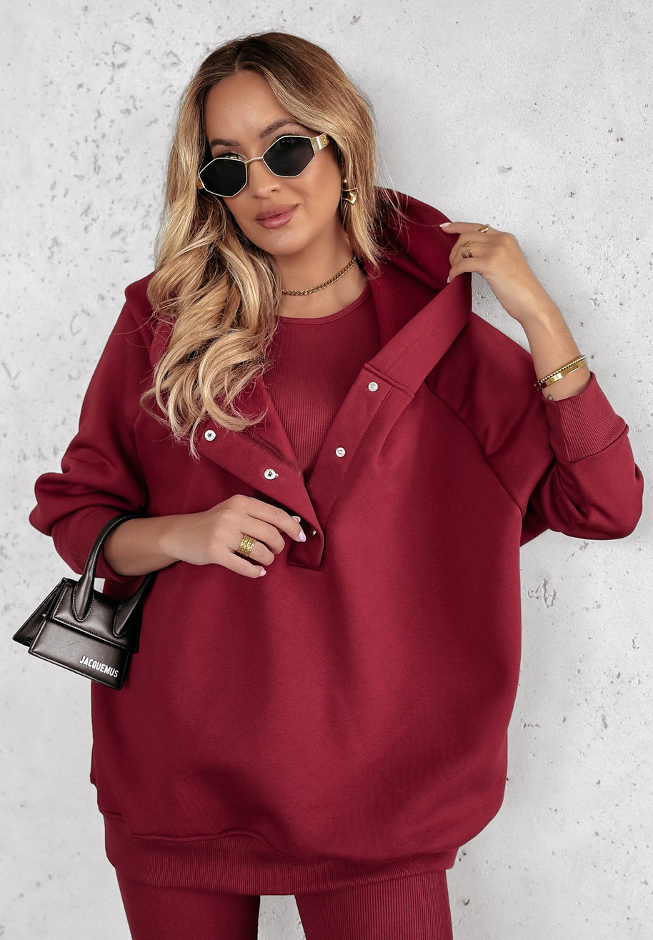 Damen Sportives Oversized Sweatshirt WW