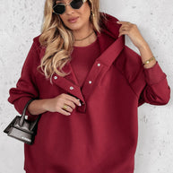 Damen Sportives Oversized Sweatshirt WW