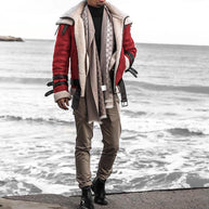 Herren Fliegerjacke mit luxuriösem Kunstfellfutter und modernen Akzenten WW