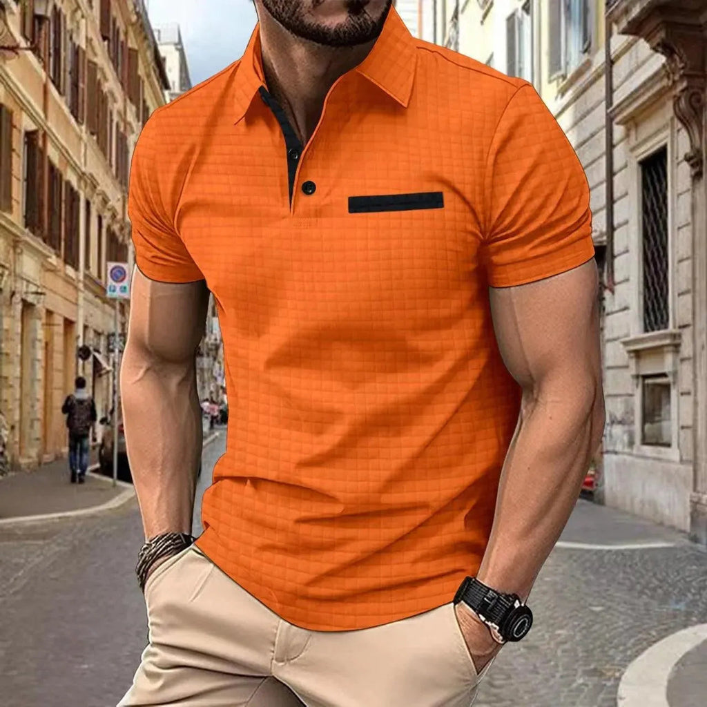 WW | Herren Polo-Shirt mit Knöpfen