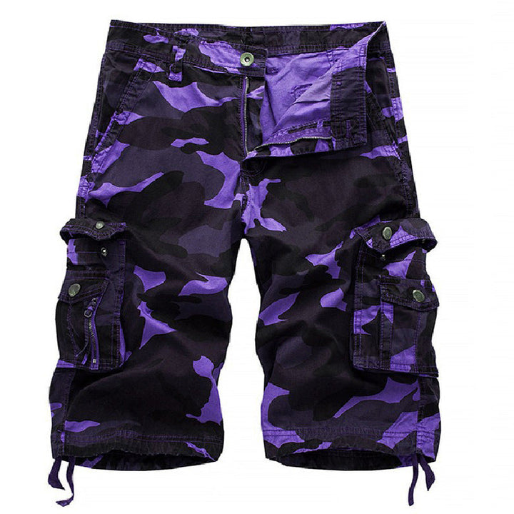 Herren Cargo-Shorts mit Mehrfachtaschen-Nutzungsdesign W&W Mode