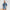 WW | Taschen Taille Gerafftes Hemd Jeanskleid