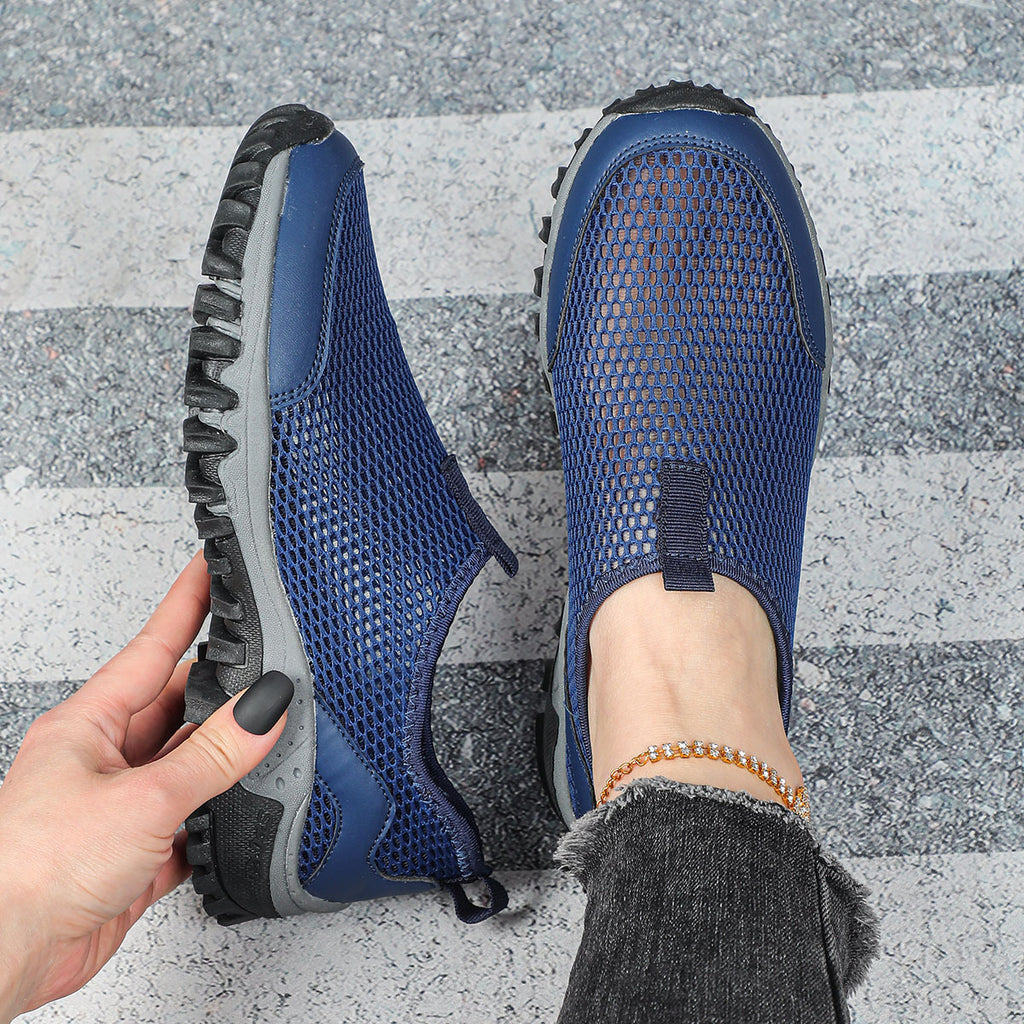 Damen Outdoor Freizeit-Schuhe mit rutschfester Sohle und atmungsaktivem Mesh WW