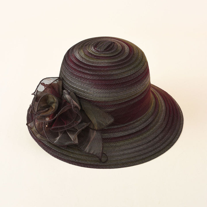 Damen eleganter Sonnenhut mit feinen Verzierungen und schickem Design W&W Mode