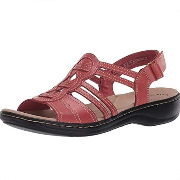 Damen Riemchen-Sandalen mit Komfortsohle und verstellbarem Riemen WW