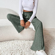 WW | Lockere gestrickte lange Hose
