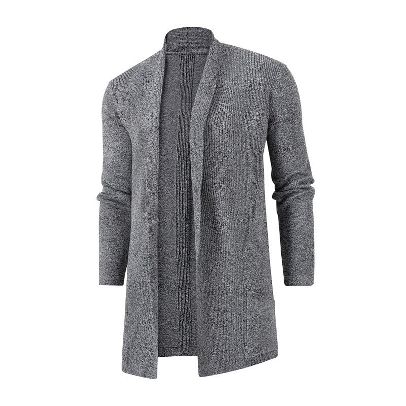Damen Strickjacke mit offener Front und tiefem Kragen WW