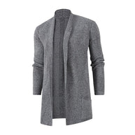 Damen Strickjacke mit offener Front und tiefem Kragen WW