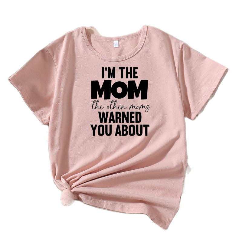 Frauen Casual Mama Spruch T-Shirt WW