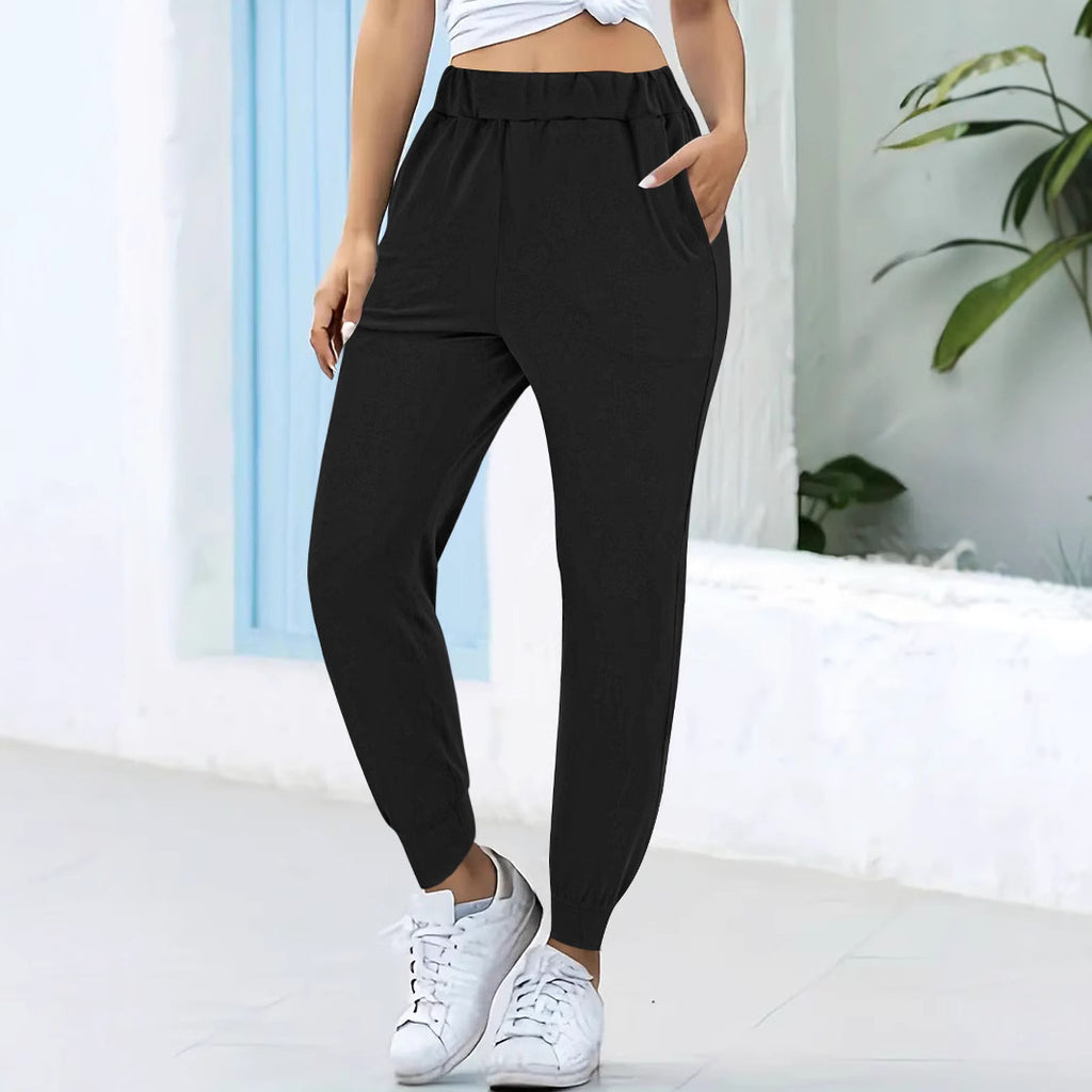 Damen Jogginghose mit elastischem Bund und praktischen Seitentaschen WW